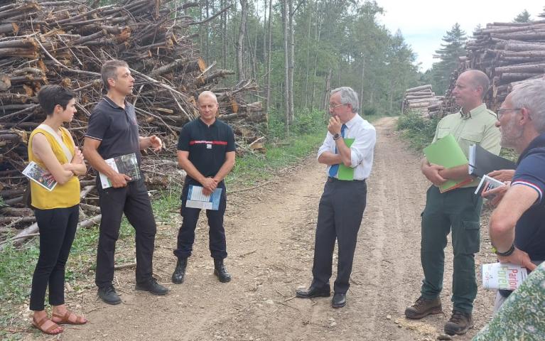 Pref71 Visite Incendies forêts 28-07-2023